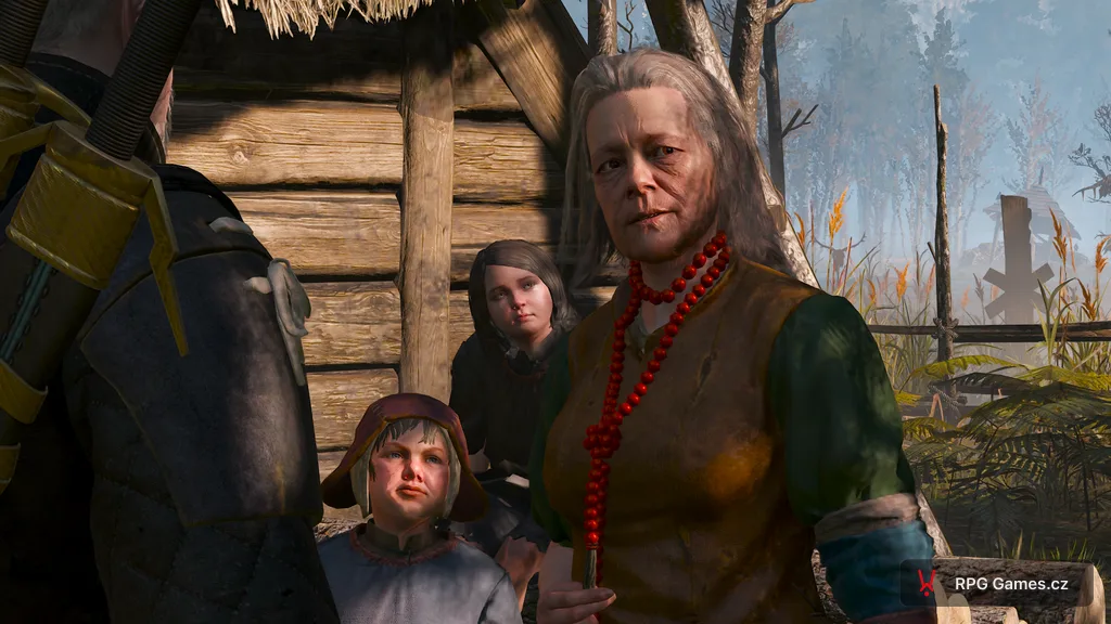Anna jako Babka se sirotky u chatrče v Újezdu, Zaklínač 3