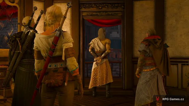 Geralt, Ciri, Avallac'h a Ge'els v interiéru, Zaklínač 3