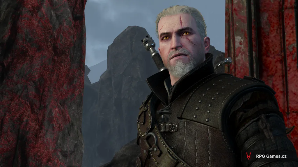 Geralt v cizím světě s červenými skvrnami, Zaklínač 3