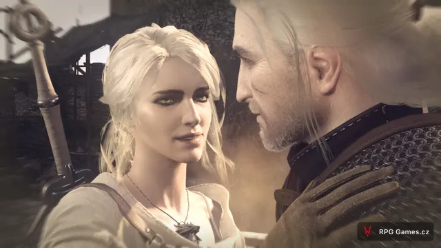 Flashback koulovačky s Ciri v montáži věže, Zaklínač 3