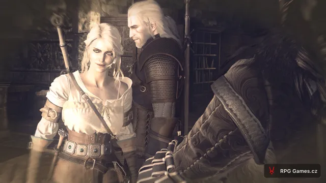 Ciri, Geralt a Yennefer ve věži Avallach'a ve flashbacku, Zaklínač 3