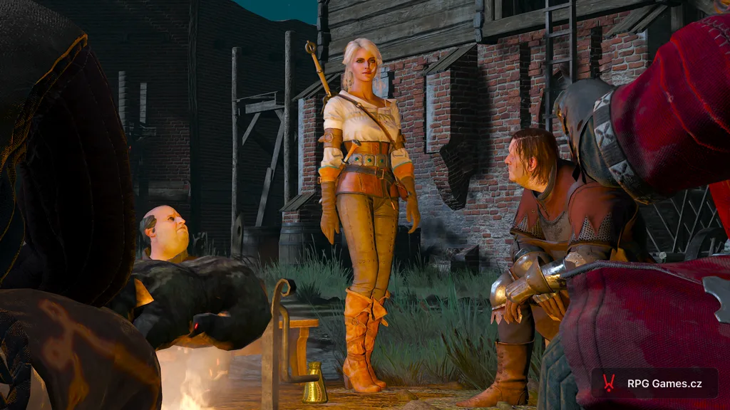 Ciri u ohně s Krvavým baronem po honu na kance, Zaklínač 3