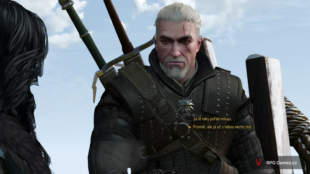 Dialog s Yennefer na lodi po sejmutí kletby, Zaklínač 3
