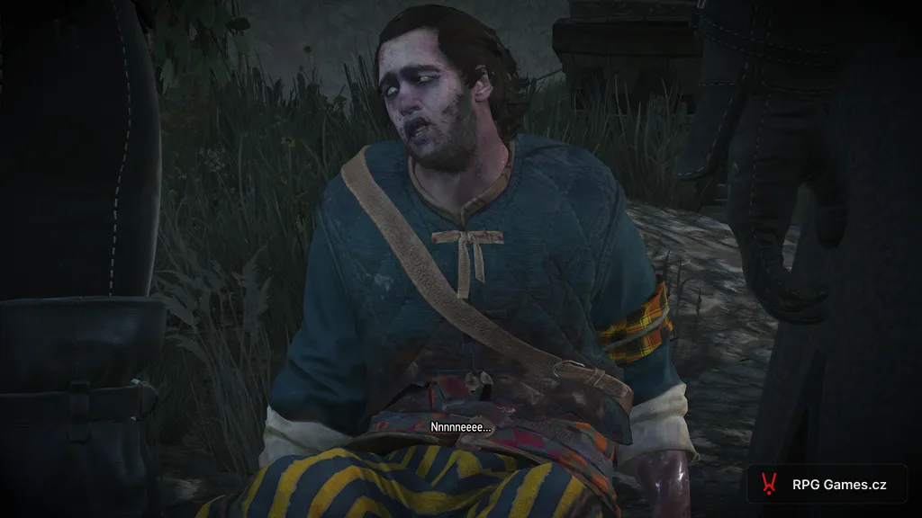 Oživený Skjall po nekromancii v zahradě Freyy, Zaklínač 3