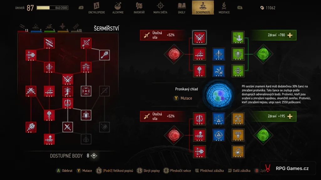 Inventar mit meisterlich gefertigter legendärer Vergessener Wolfsschulenausrüstung beim Aard-Build im Remaster
