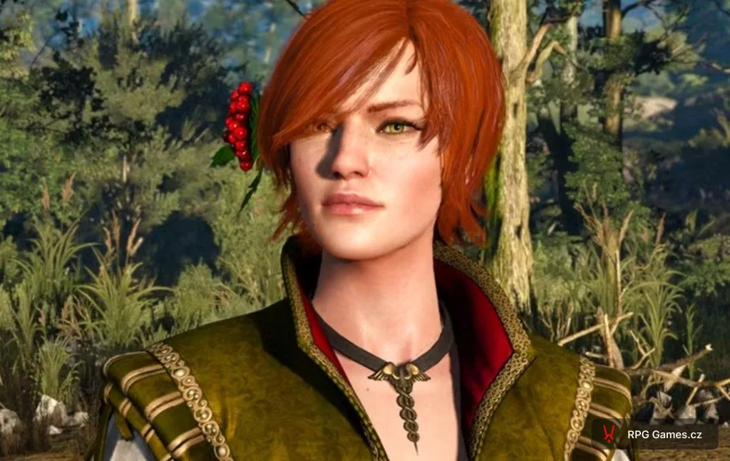 Shani in the woods — portrait from the Hearts of Stone expansion, The Witcher 3