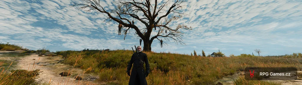 Geralt u Stromu oběšenců ve Velenu, Zaklínač 3 ultrawide