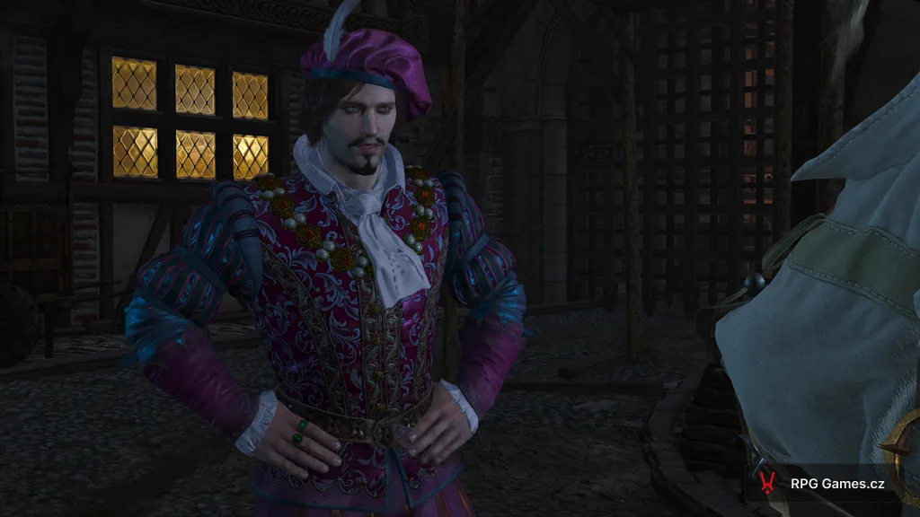 Marigold u brány během útěku s Ciri, S větrem o závod, Zaklínač 3