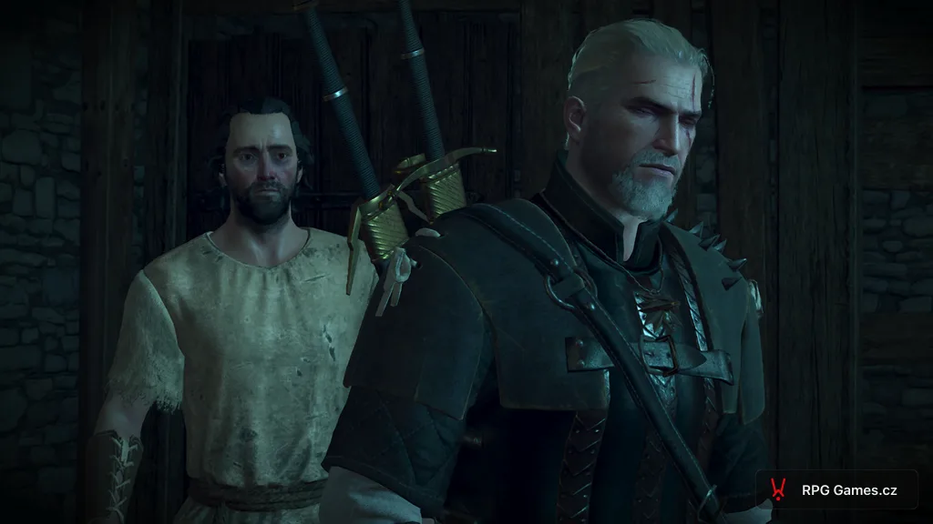 Geralt a rybář Graham v dialogu, Zaklínač 3